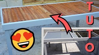 🛠TUTO🛠 RÉPARER UNE TABLE EN VERRE 💎 [upl. by Kantos]