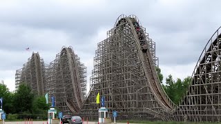 Top 25 Rollercoasters 10 Shivering Timbers Michigans Adventure 2023 Top Rollercoasters Countdown [upl. by Esila314]