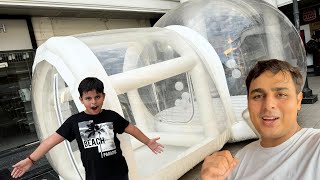 Igloo Tiny House Mil Gaya 🥶  Rohan Chahal Vlogs [upl. by Alleuqram]