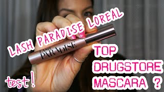 LASH PARADISE LOREAL TOP DRUGSTORE MASCARA TEST SU OCCHIO STRUCCATO [upl. by Eveineg]