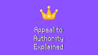 Appeal to Authority Explained Vertical Video  Logical Fallacies in 60 Seconds [upl. by Durand230]