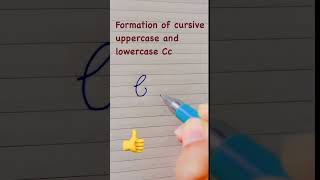 Learn cursive handwriting at your finger tip Letter Cc handwritingimprovement calligraphy [upl. by Winter]