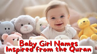 Baby Girl Names inspired from the Quran [upl. by Jacobsohn]