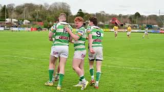 Omagh Accies RFC Vs Bruff RFC 🏉 15th April 2023 1st half [upl. by Eecak]