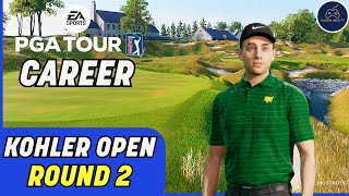 KOHLER OPEN Round 2 EA Sports PGA Tour 2023 Career Mode Part 121 [upl. by Waldon329]