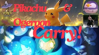 Pikachu amp Ogerpon Carry Week 2  Wifi Paldea Draft League Battle [upl. by Aronos]