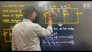 Nodal Analysis Problem in Tamil EC3251 Circuit Analysis Unit 1 DC Circuit Analysis Sem  2 [upl. by Peta397]