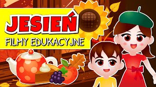 🍁 JESIEŃ z Alą i Kaziem  Filmy edukacyjne dla dzieci o jesieni 🍁 [upl. by Bum]