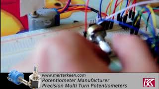 rotary potentiometer with detents  by wwwmeterkeencom [upl. by Aymik]