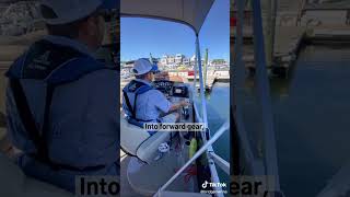 Bridge Marina Boat Docking Tip Bump in and Out of Gear boat shorts [upl. by Nima]