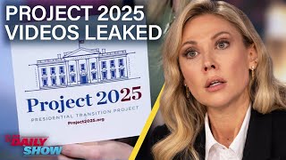 Project 2025 Leaks Reveal Trump Connection While He Continues to Play Dumb  The Daily Show [upl. by Iveson745]