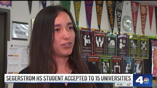 Santa Ana student is accepted to 15 universities [upl. by Remot]