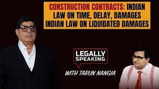 Construction Contracts Indian Law On Time Delay Damages Indian Law On Liquidated Damages  NewsX [upl. by Ogren]