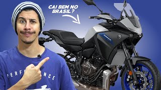 CAI BEM NOVA TRACER 700 COM CARA DE R1 NO BRASIL  Motorede [upl. by Ramedlab562]