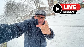 🔴 Its Snowing in Leeds West Yorkshire [upl. by Lizzie]