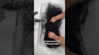 Wig Care How to avoid unnecessary sheddingnadulahair curlyhair wavyhair wigcare fyp wigs [upl. by Onileba790]