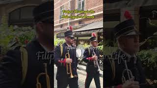 Fanfare in The Main Square in Brussel Filipina travel europe belgium fanfare [upl. by Nodyarb882]