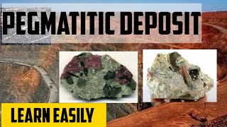 Pegmatitic Deposit  Economic geology Lecture 6 GeologyAspirant [upl. by Leach]