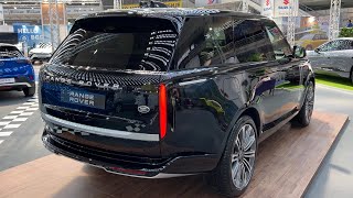 RANGE ROVER Autobiography 2022  FULL visual REVIEW exterior interior price Santorini Black [upl. by Oibesue]