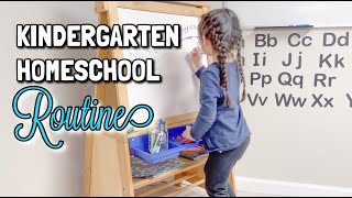 KINDERGARTEN HOMESCHOOL ROUTINE  THE GOOD AND THE BEAUTIFUL [upl. by Swords]