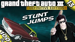 GTA 3 Definitive ALL UNIQUE STUNT JUMP LOCATIONS 100 Walkthrough [upl. by Llenahc]