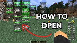 Wurst Client How To Open The GUI and how to fix it if it wont work [upl. by Labinnah458]