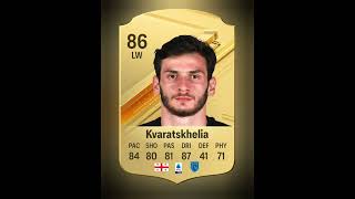 Khvicha Kvaratskhelia Fifa History🔙🔥 [upl. by Shellie547]