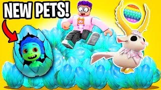 LANKYBOX Hatches EVERY NEW MYTHIC EGG PET In ROBLOX ADOPT ME NEW POP IT MEGA GOLDHORN LUCA PET [upl. by Nosnev]