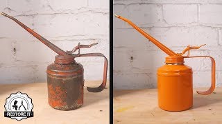 Wesco Oil Can Oiler Restoration [upl. by Scot]