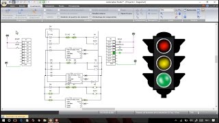 TutorialSemáforo en ladder PLC y HMI en Automation Studio [upl. by Nitsa]