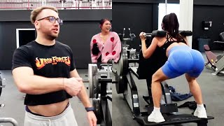 Mizkif cant believe Fandy squats more than him [upl. by Niledam]