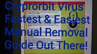 Fastest Way to Remove Cryptorbit amp Cryptolocker quotYOUR PERSONAL FILES ARE ENCRYPTEDquot [upl. by Leontyne]