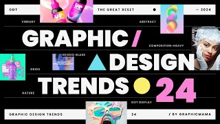 Graphic Design Trends 2024 – The Great Reset [upl. by Nnylesor844]