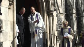 Scandinavia Tour The Prince of Wales and The Duchess of Cornwall attend Holy Communion [upl. by Edahs965]