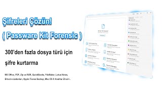 Şifreleri Çözün  Passware Kit Forensic [upl. by Ydnor]