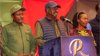 LIVE AZIMIO LEADER RAILA ODINGA ADDRESSES THE NATION [upl. by Adnorhs147]