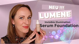 LUMENE✨ NEU  Glowy Invisible Ilumination Serum Foundation I 1st Impression amp Review [upl. by Lanahtan]