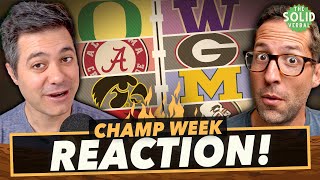 Championship Week Recap amp Reactions Which teams should make the College Football Playoff [upl. by Eisor]