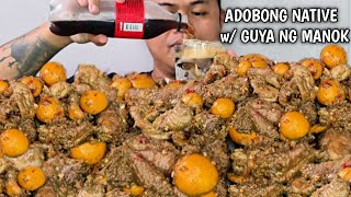 ADOBONG NATIVE W GUYA NG MANOK  MUKBANG PHILIPPINES  TOL BULOY MUKBANG [upl. by Fergus596]