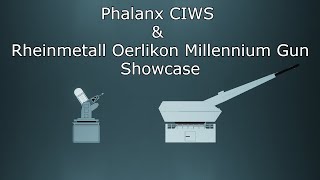 Phalanx CIWS amp Rheinmetall Oerlikon Millennium Gun  Showcase [upl. by Berkman520]