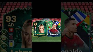 ALISHA LEHMANN 🆚 RONALDO 🔥 alishalehmann ronaldo challenge [upl. by Arathorn531]