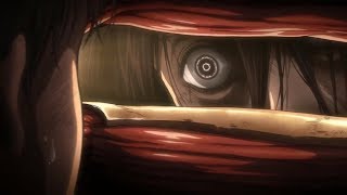 Mikasa almost kills bertholdt and Ymir  Attack on Titan season 2 episode 11 HD [upl. by Yeslah]