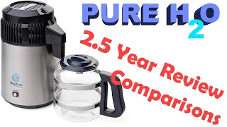 Megahome countertop water distiller MH943S 25 year long term review with purity comparison tests [upl. by Goar]