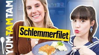 SCHLEMMERFILET SELBERMACHEN  Schlemmerfilet mit Schmandkartoffeln  yumtamtam [upl. by Yrrot]