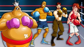 PunchOut Wii  All Bosses Minor Circuit Contender 1Round KOs [upl. by Tertia424]