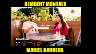 Interview  Artist Rembert Montald and actress Mariel Barreda [upl. by Ayardna920]