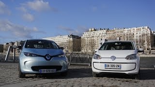 Comparatif Renault Zoé  Volkswagen eUp [upl. by Anerda]