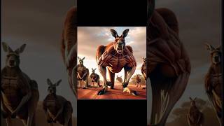 Flight between Kangaroo vs a man cartoon kangroo ai cute cuteanimal [upl. by Janean840]