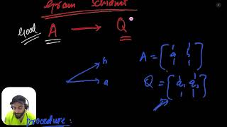 S24b OrthoNormal Matrices  Gram Schimdt Procedure [upl. by Ainoda]