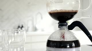 BODUM® How To Use The ePEBO Electric Vacuum Siphon Coffee Maker [upl. by Agnot]